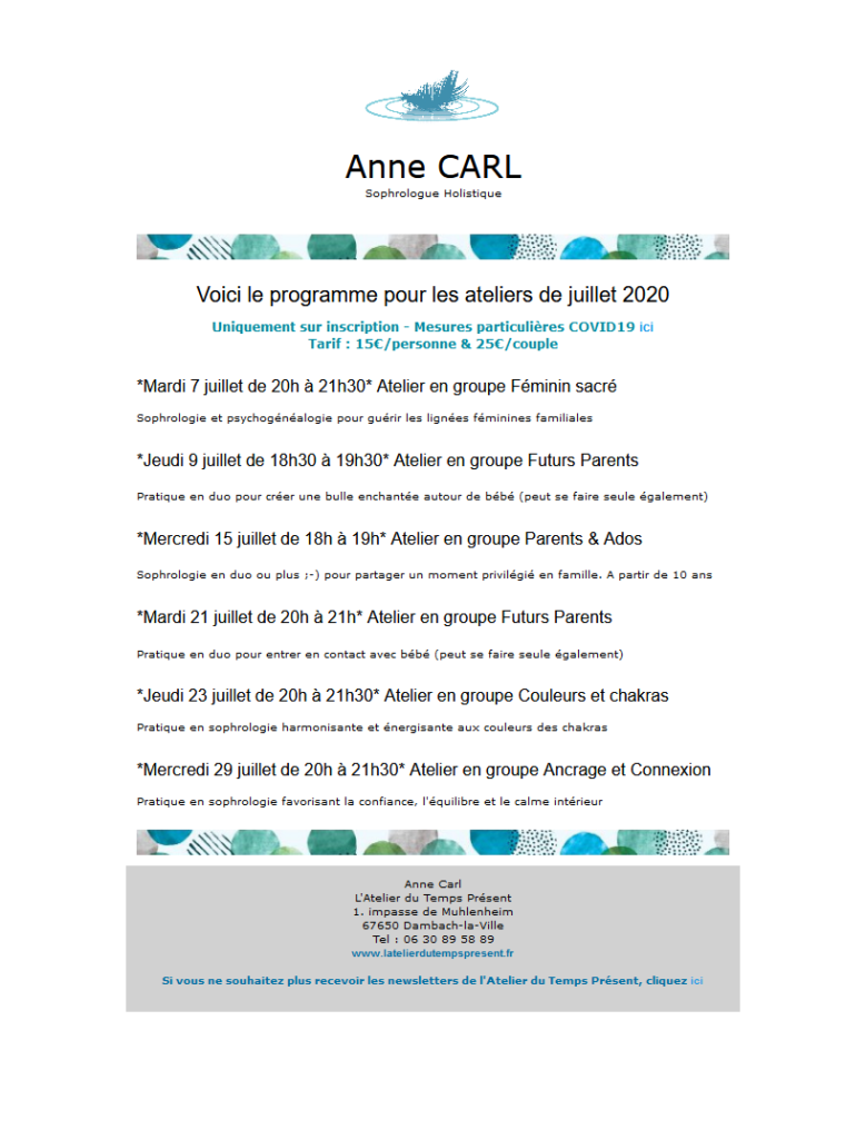 NewsletterJuillet2020